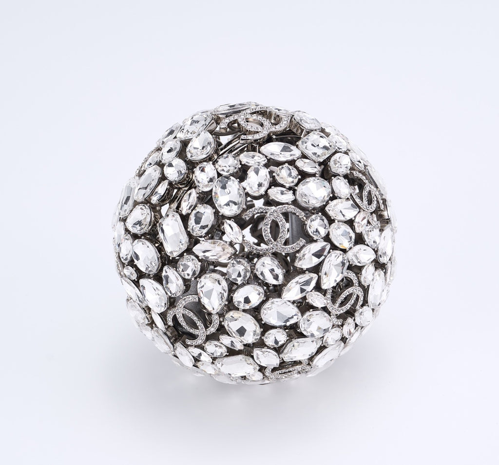 Chanel Women's Crystal Diamond Spherical Chain Single Shoulder Evening Bag Bags #77237
