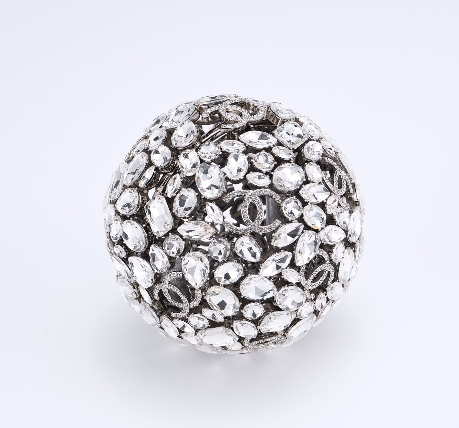 Chanel Women's Crystal Diamond Spherical Chain Single Shoulder Evening Bag Bags #77237