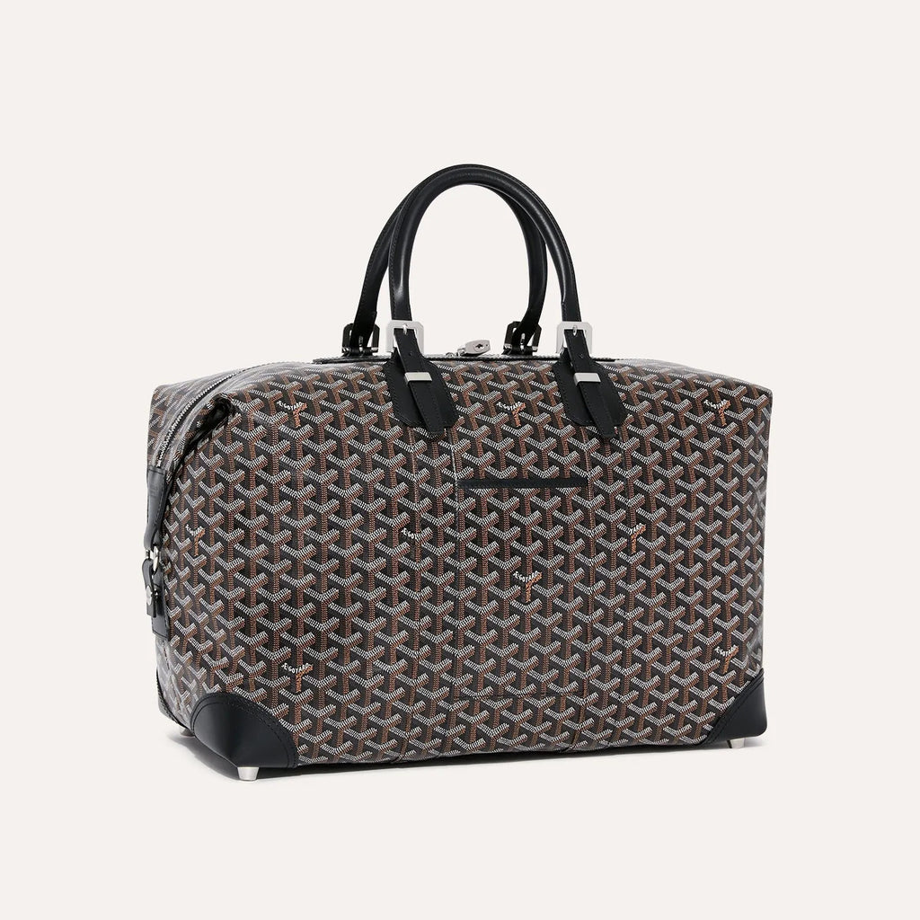 GOYARD Bowling45 Men's And Women's Fashion Classic All-over Print Zipper Closure Canvas Leather Oversized Travel Bag Bags BOWLIN045TY33CL33P #78364