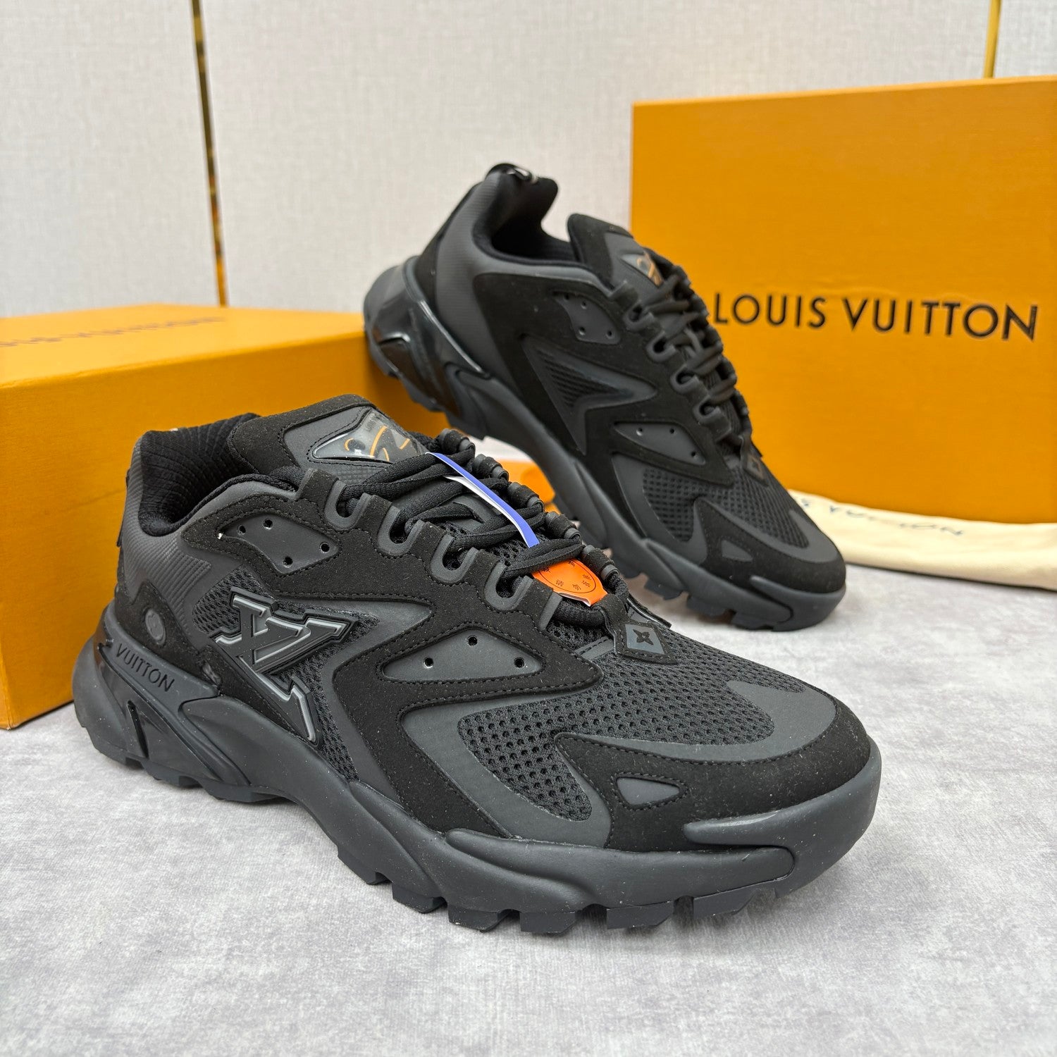 Louis Vuitton LV RUNNER TATIC Men's And Women's Spring/summer Casual Round Toe Lace Up Floral Logo Low Top Casual Sneakers Shoes #78323