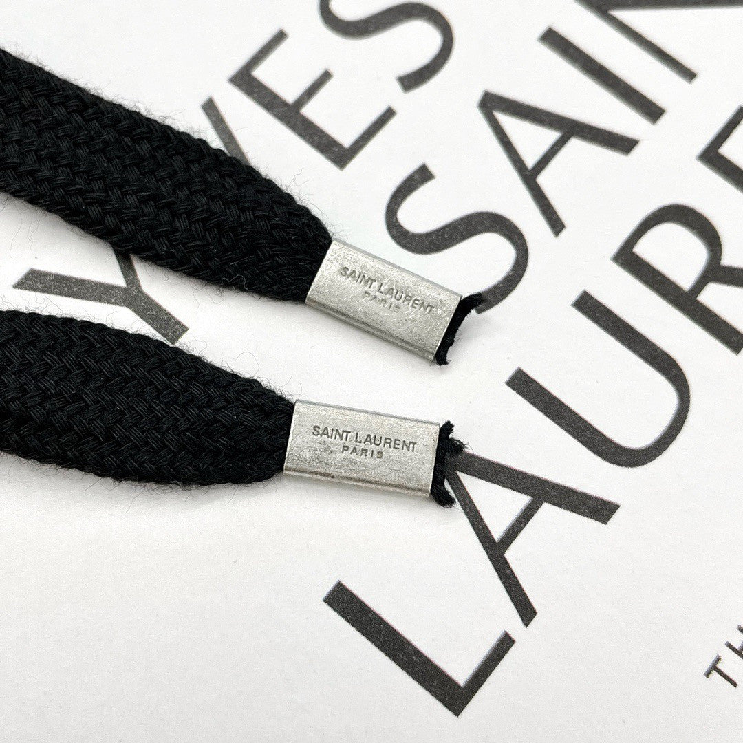 Saint Laurent Men's and Women's  50s Signature Hoodie #333515