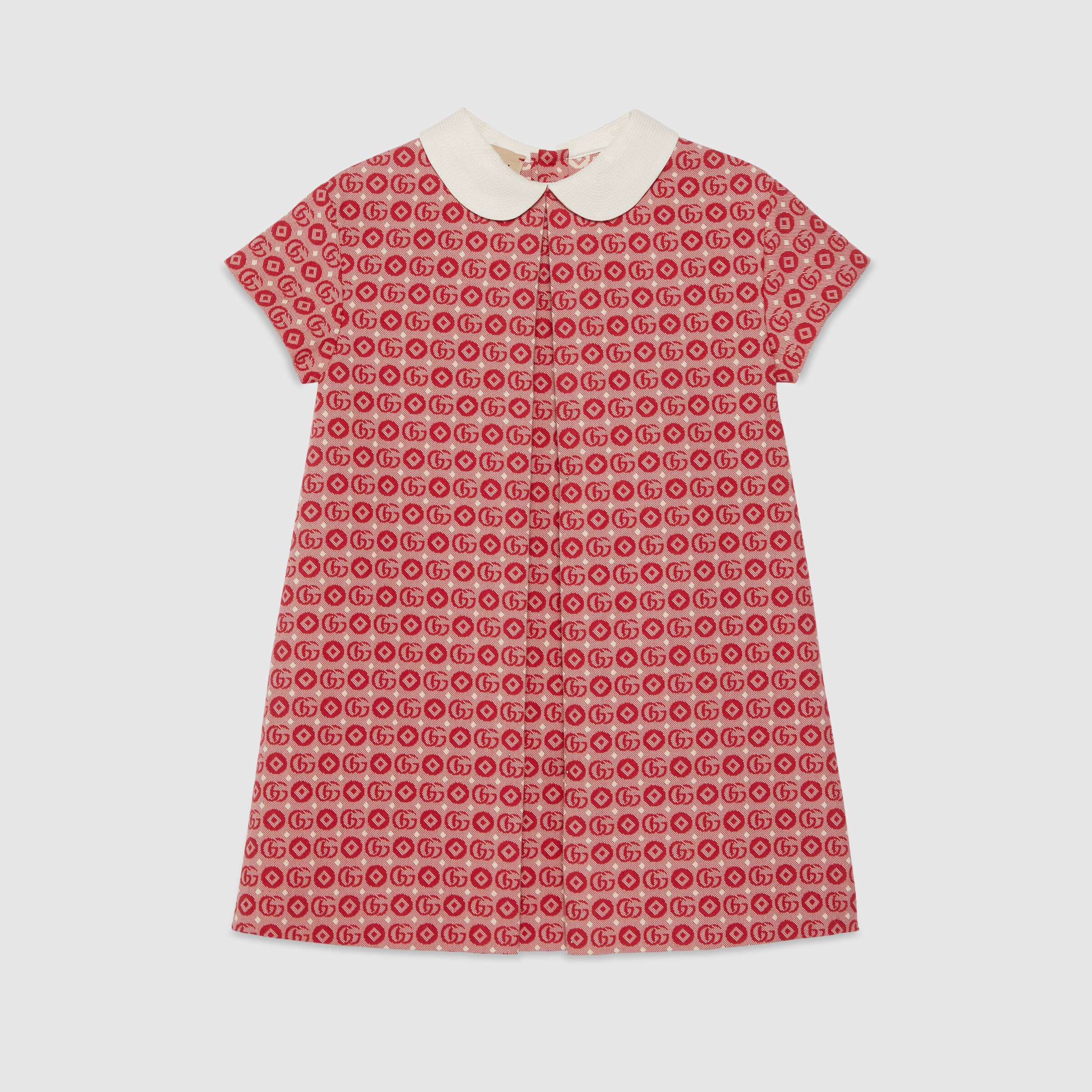 Gucci Kid's Double G Cotton Dress #38947
