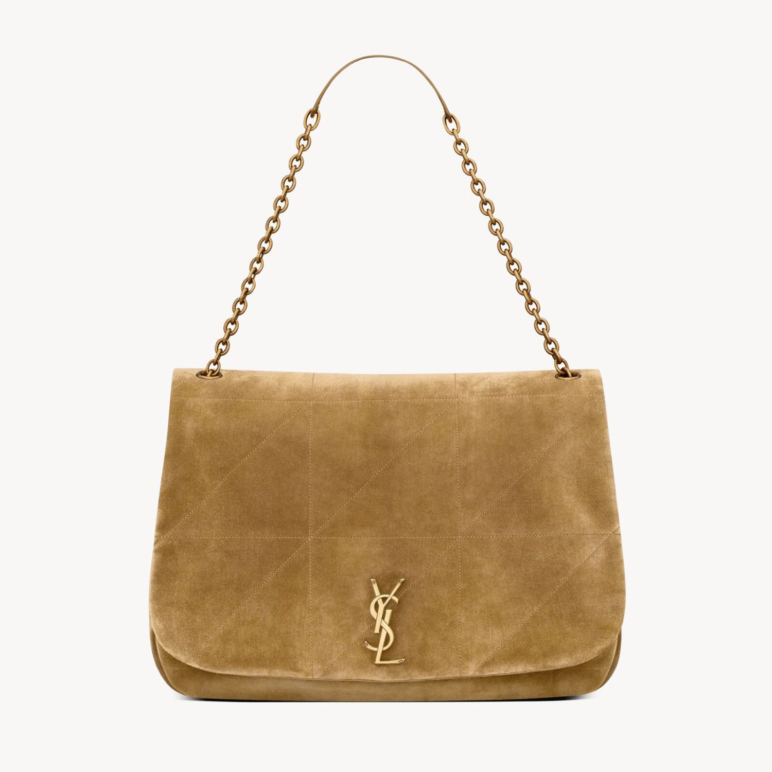 Saint Laurent Jamie 4.3 Women's Solid Color Logo Chain Suede Handbag Shoulder Bag Crossbody Bag Bags #78112