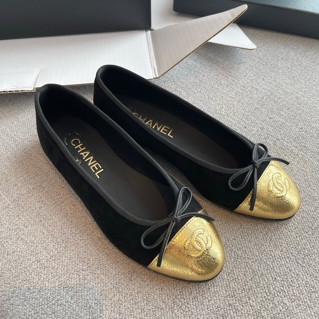 Chanel Bow Ballet Shoes #381461
