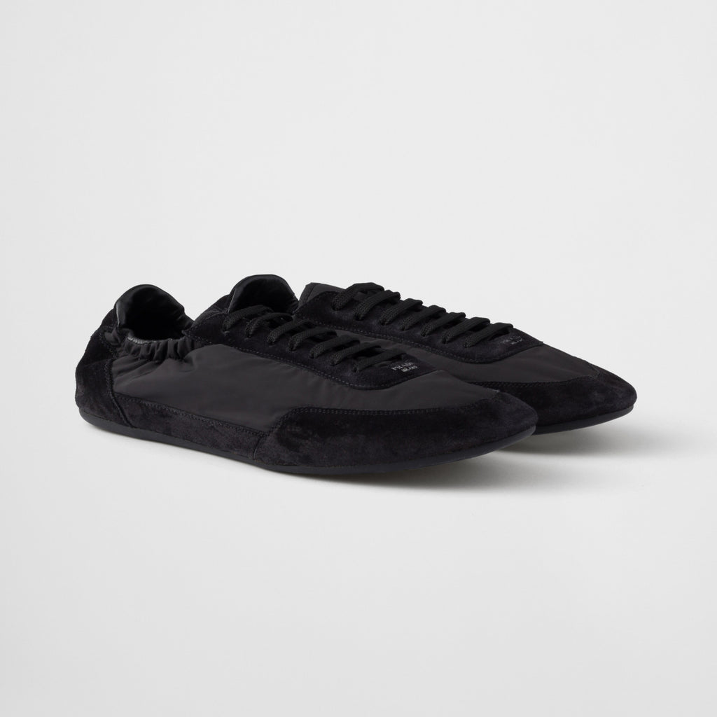 Prada Women's Spring/Fall Fashion Casual Round Toe Lace Up Mesh Print Logo Cotton Laced Sneakers Shoes #78481