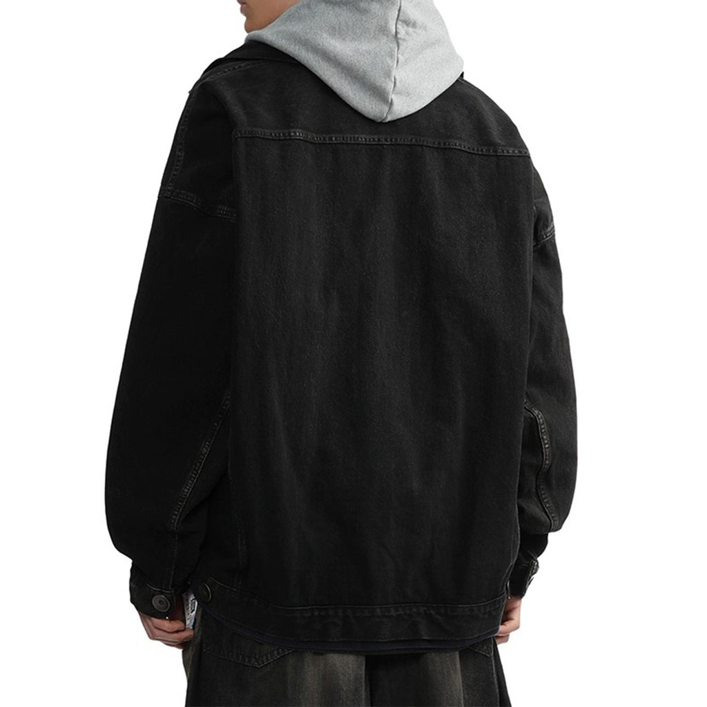 Maison Mihara Yasuhiro  Men's Spring/Summer Fashion High Street Trend Multi-Layered Buttoned Old Loose Denim Jacket Ngvp #7687