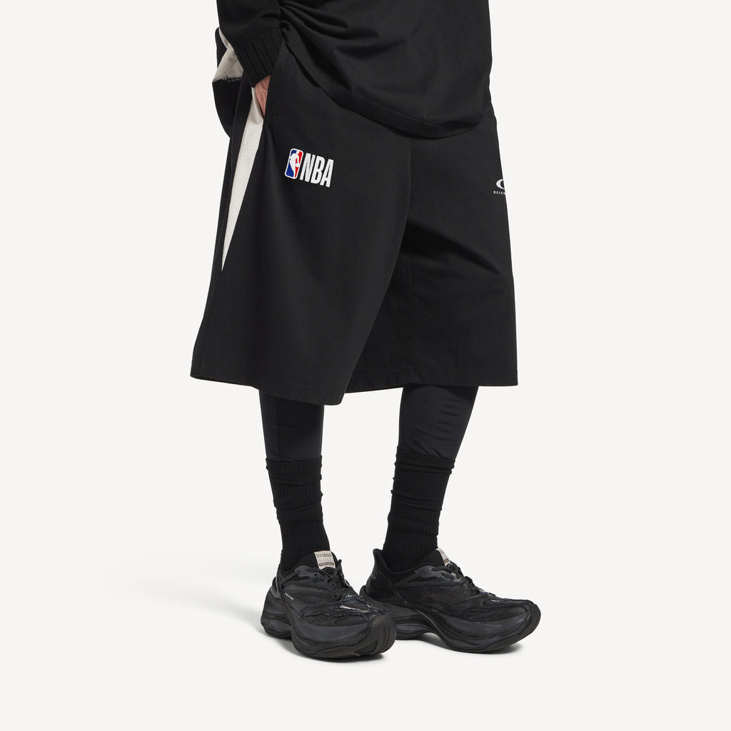 Balenciaga Men's Balenciaga Nba Collaboration Tracksuit Shorts in Black White#377154