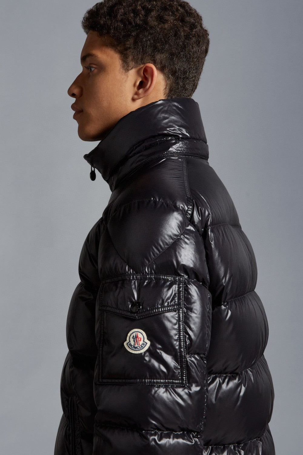 Moncler Maya Men's Winter Black Short Zip Hooded Puffer Down Jacket #97352