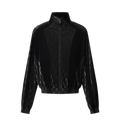 Louis Vuitton Men's Spring/summer Flocked Tech Jacket Tessellated Marque L.vuitton Déposée Logo Velvet Zipper Patchwork Jacket #81398