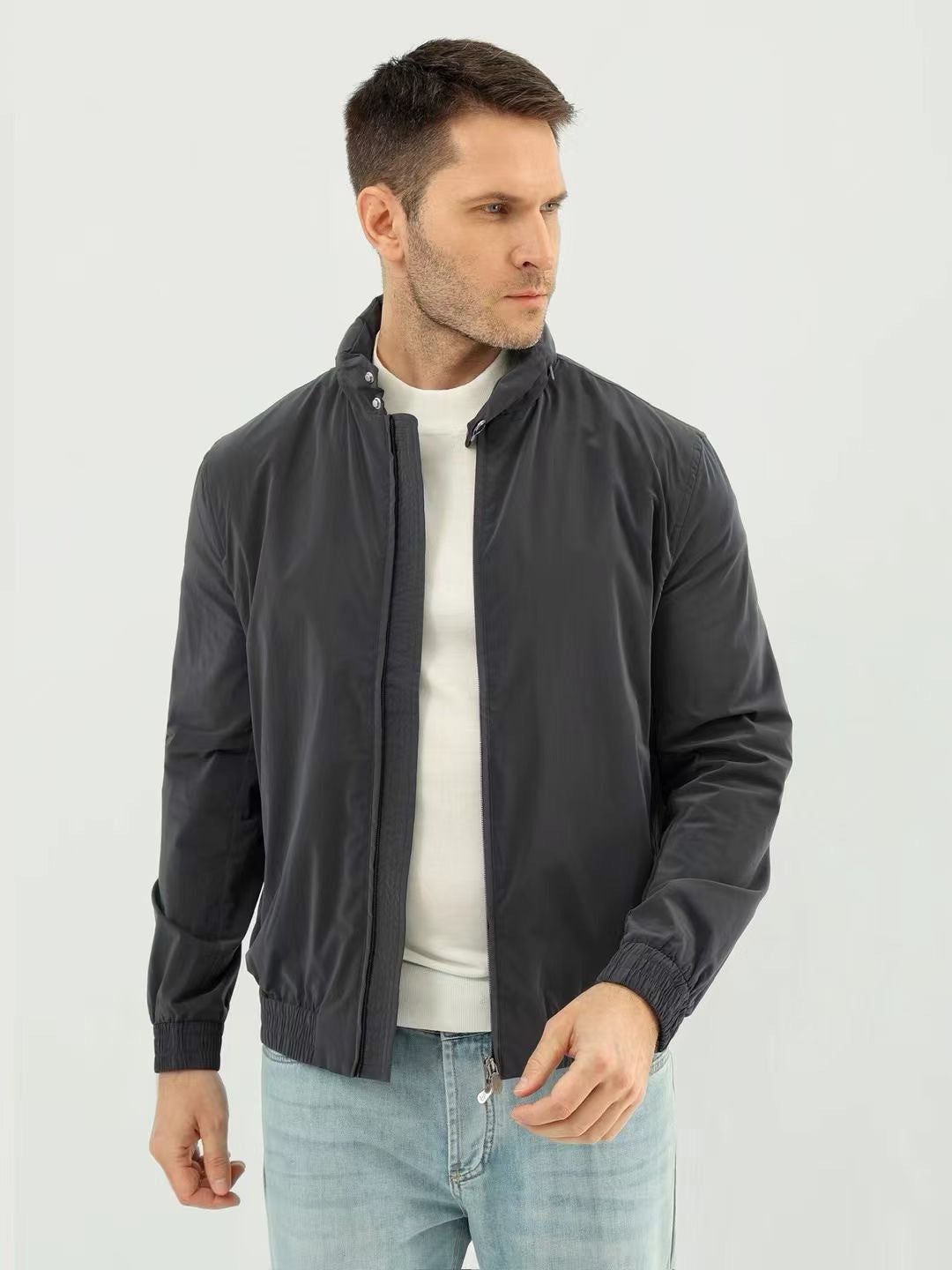 Brunello Cucinelli Top-quality Version Men's Turtleneck Jacket #375491