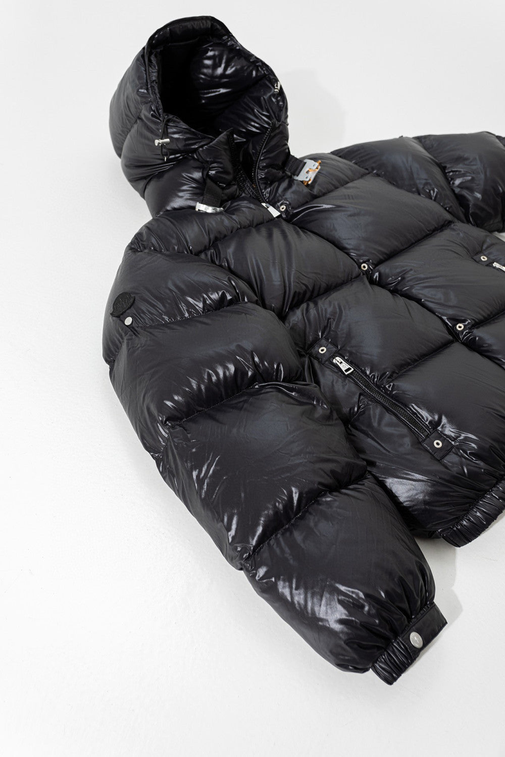 Moncler GENIUS x 1017 ALYX 9SN Short Black Hooded Puffer Jacket Ngvp #6718