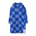 Burberry Men's Autumn and Winter Plaid Wool Blanket Poncho Hooded Single Breasted Pocket Long Sleeve Coat Jacket #72717