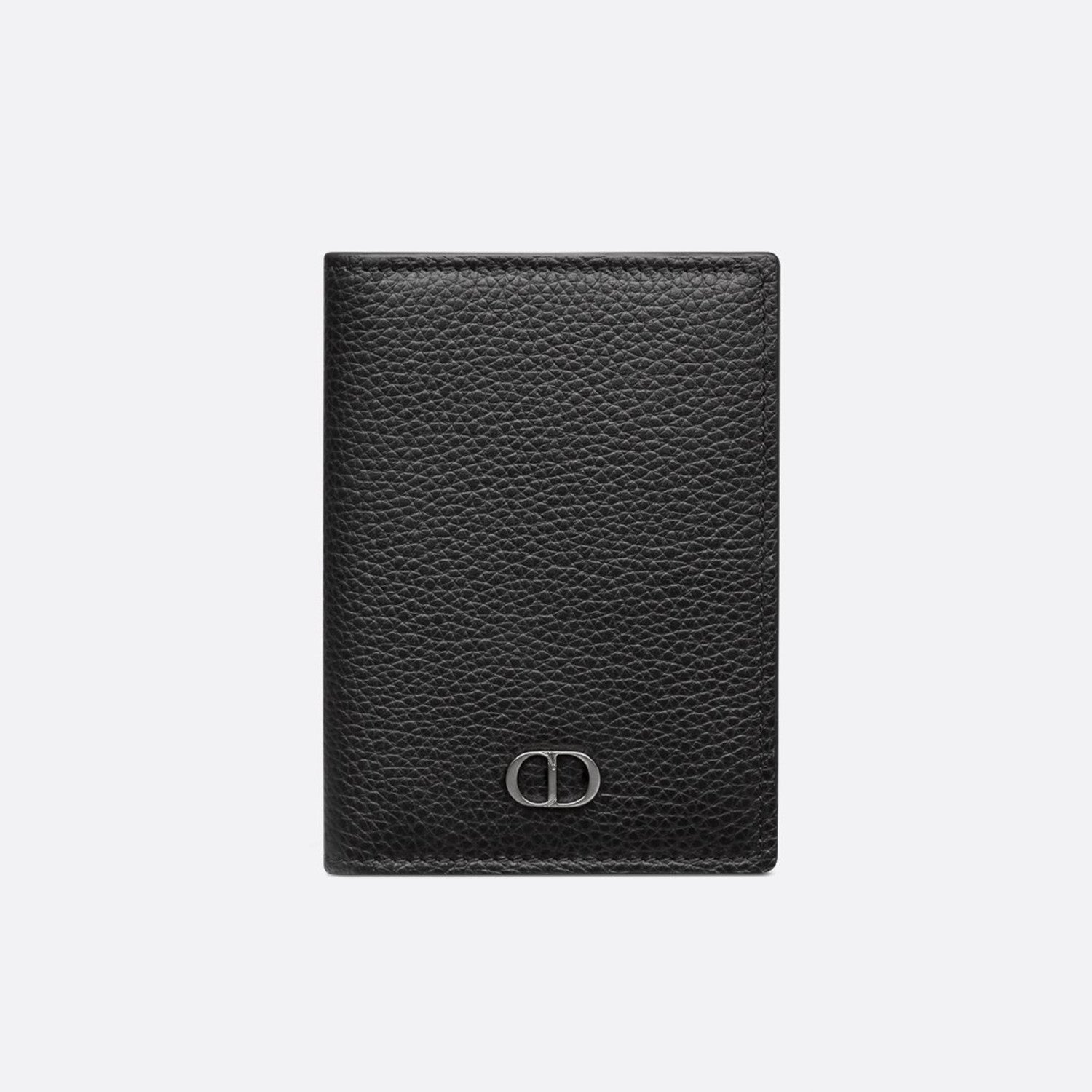 Dior Men's CD lcon Vertical Bifold Card Holder Passport Holder Casual Logo Solid Color Canvas Leather Saddle Passport Cover Wallet Purse Bags Bag 2ADCH169YKK-H00N #81355