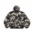 Balenciaga Men Women Autumn And Winter Camouflage Zipper Loose Suede Long Sleeve Hooded Jacket Ngvp #9629