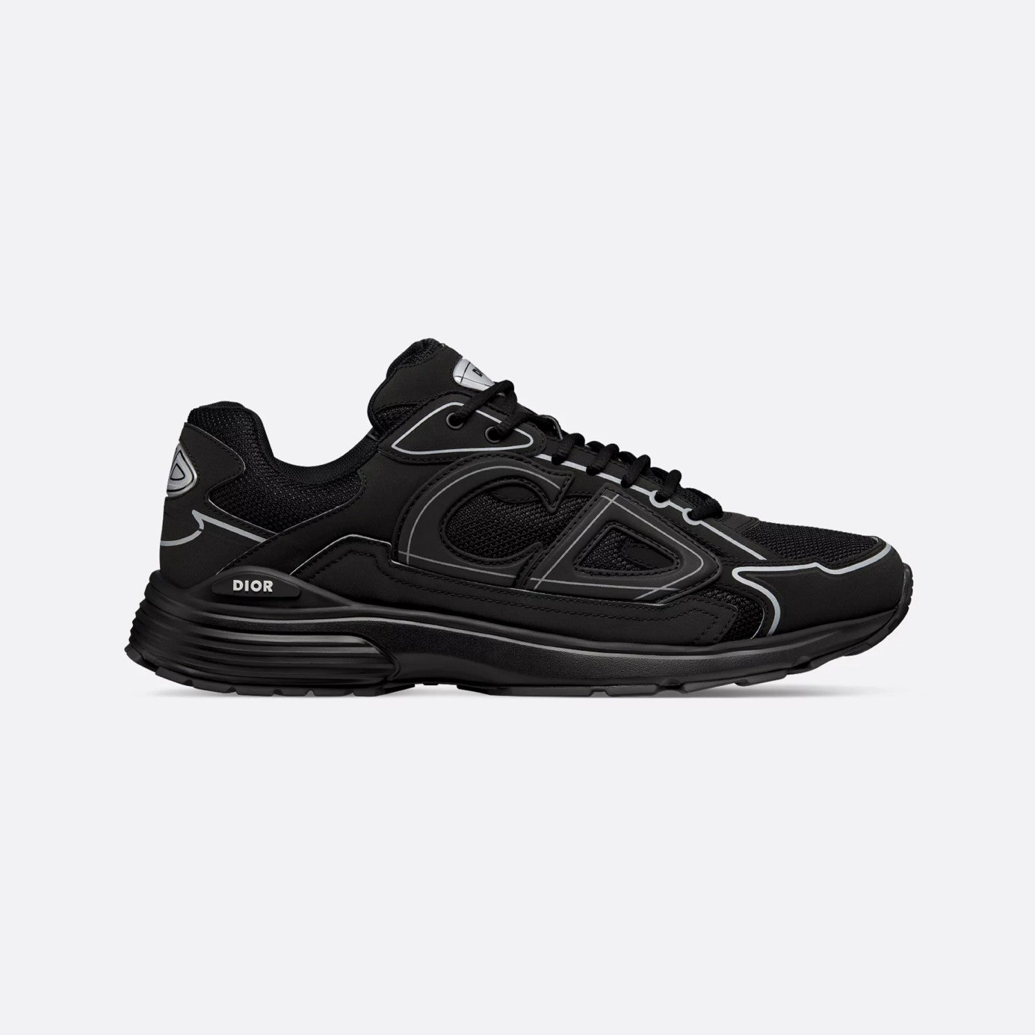 Dior Men's B30 Countdown Sneakers All-Season Retro Low-Top Lace-Up Solid-Color Mesh Casual Shoes #81726