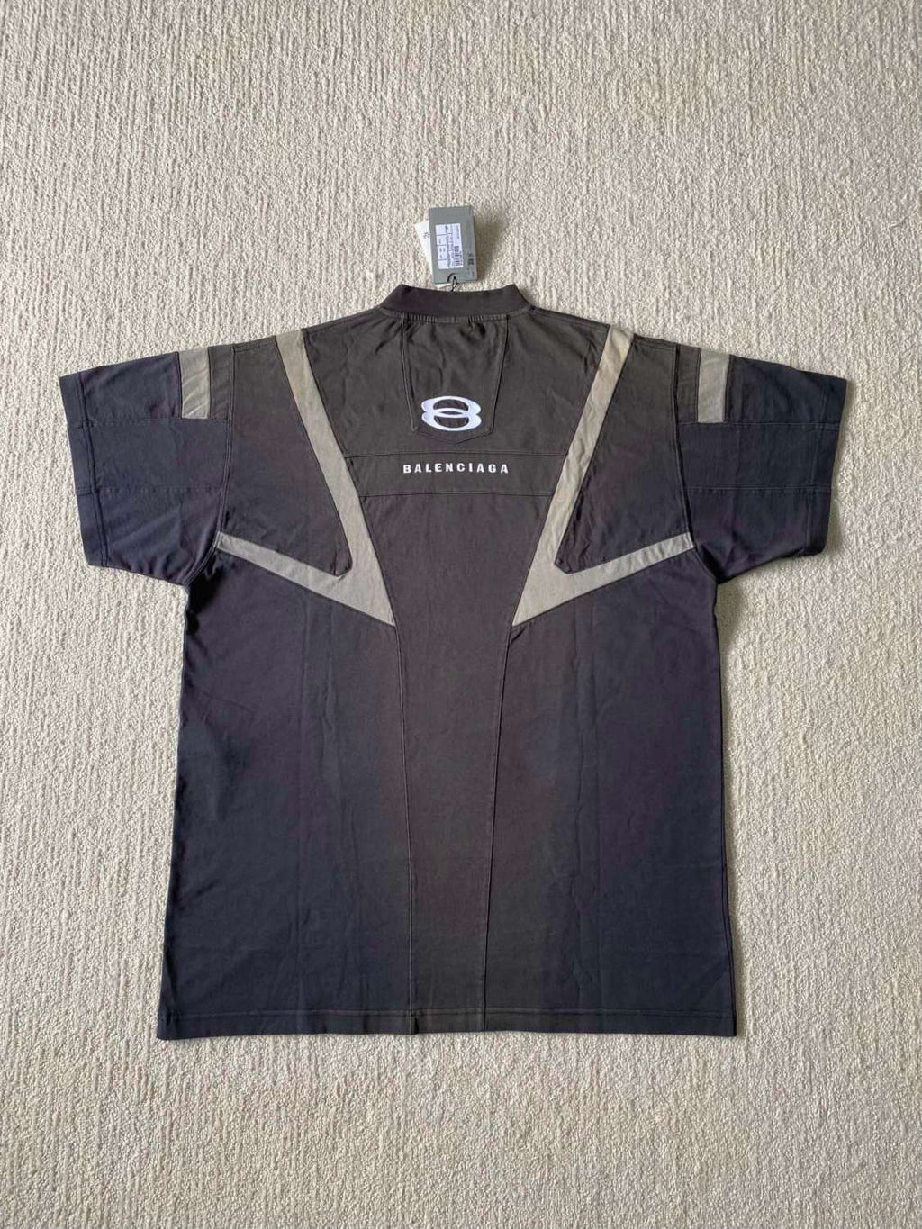 Balenciaga Unity Sports Icon Biker Men's Summer Logo Letter Printed Round Neck Short Sleeve T-Shirt #99878