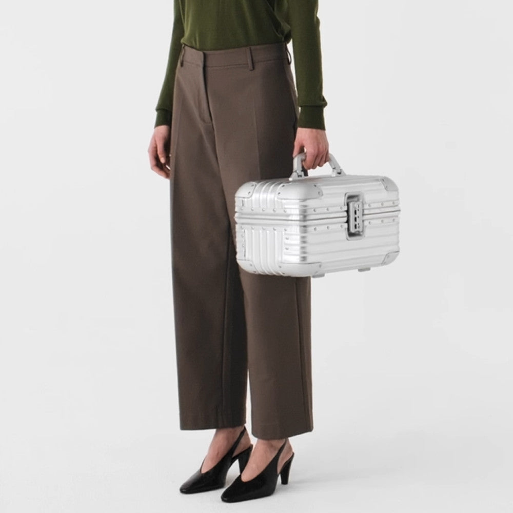 RIMOWA Aluminum Travel Vanity Case in Silver #379431