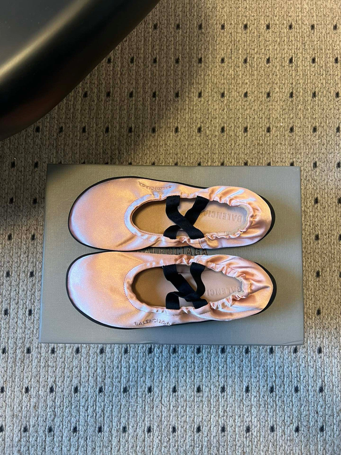Balenciaga Women s Shibuya Flat Ballerina in Pink  #336099
