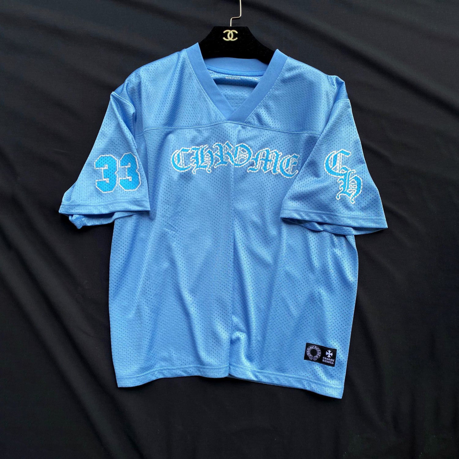 Chrome Hearts Sports Printed Breathable Short Sleeved T-shirt #96176