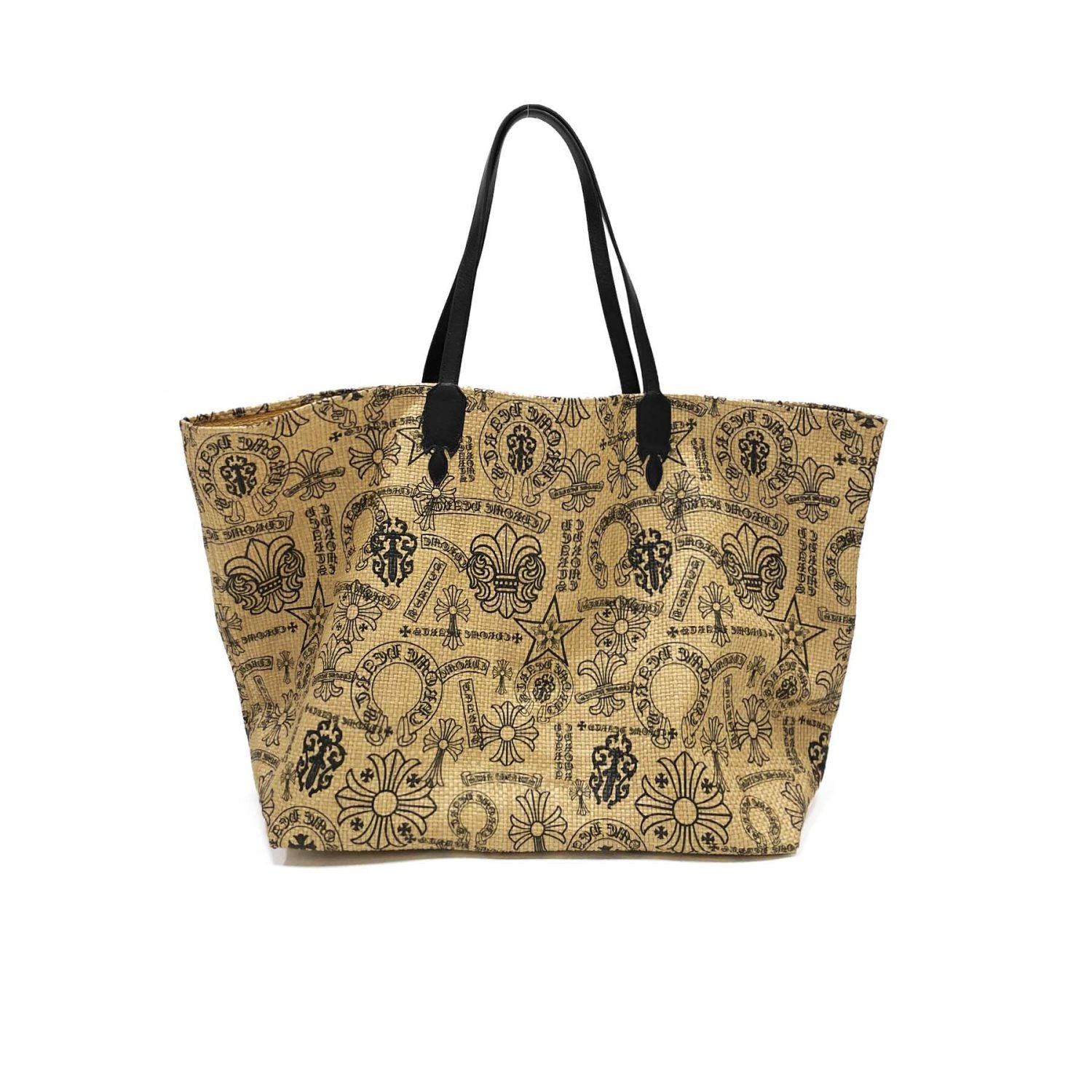 Chrome Hearts Men's And Women's Multi-pattern Cross-stitch Tote Bag Beach Bag 925 Sterling Silver Findings Bags #197458