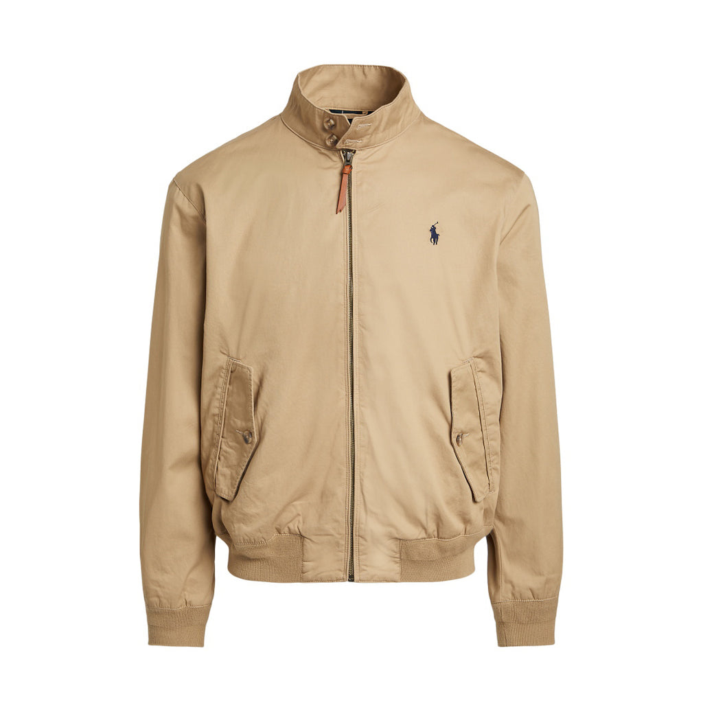 Ralph Lauren Men's Spring and Autumn Solid Color Standing Collar Zipper Long Sleeve Jacket #76254