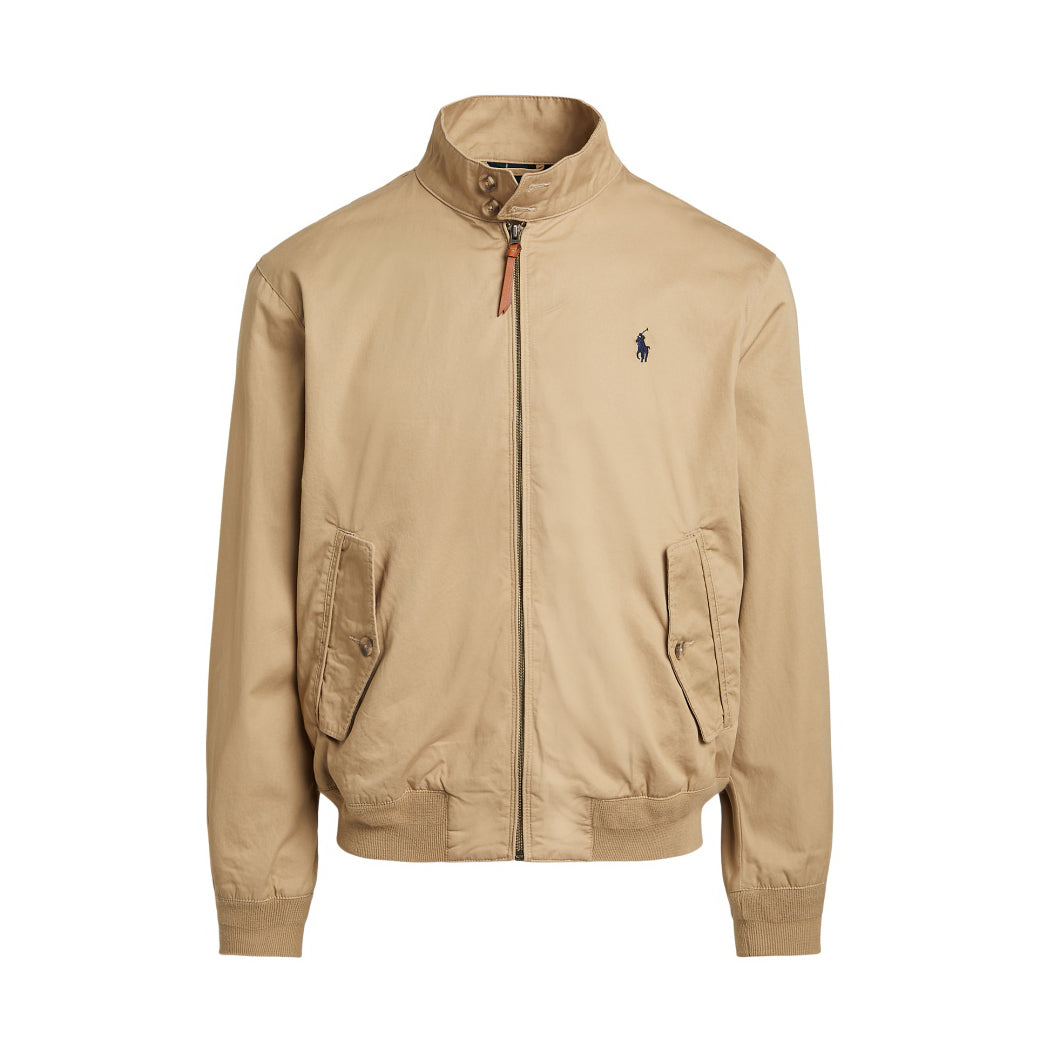 Ralph Lauren Men's Spring and Autumn Solid Color Standing Collar Zipper Long Sleeve Jacket #76254
