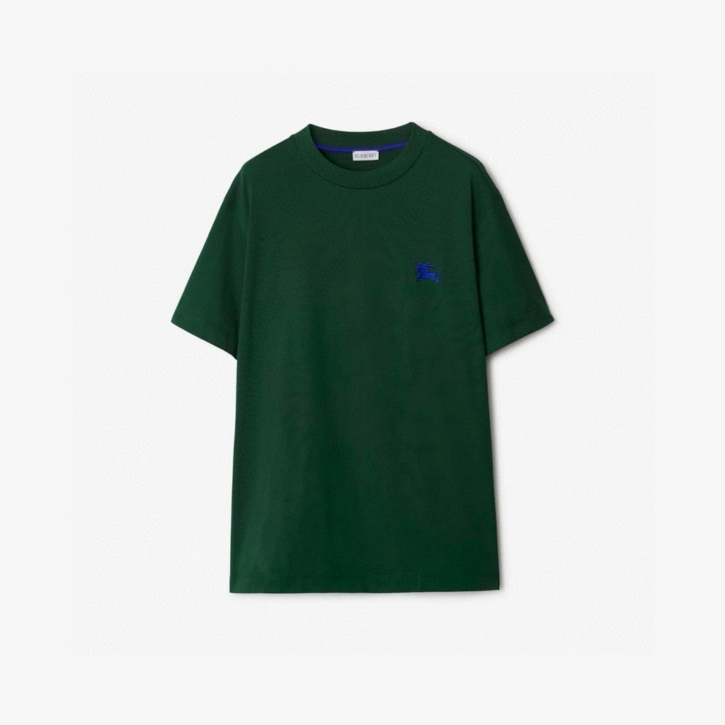 Burberry Men's Spring And Summer Embroidery Logo Solid Colour Cotton T-shirt Fashion Casual Trend Versatile Tee Round Neck Short-sleeved Shirt #71797
