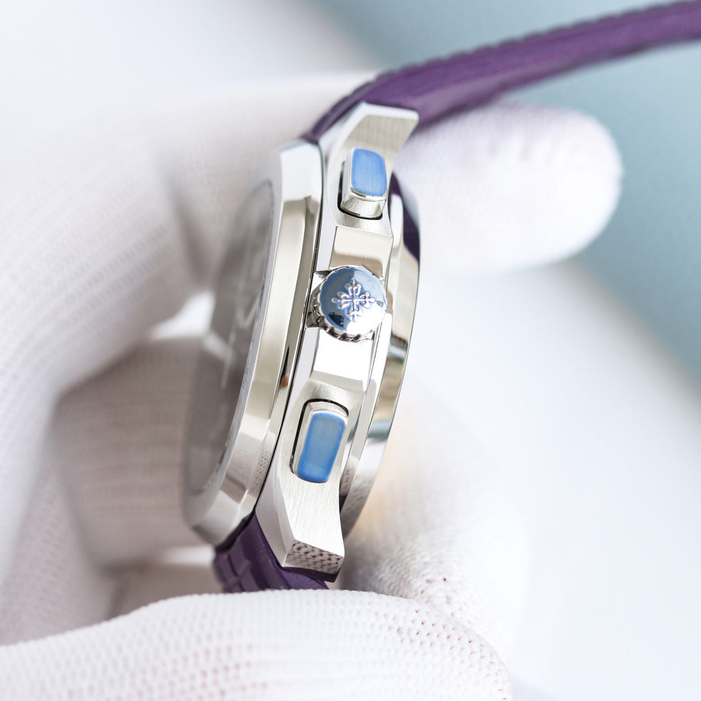 Patek Philippe Aquanaut Men's Solid Color Automatic Mechanical Movement Rubber Strap 42.2 mm Case Watch #77942