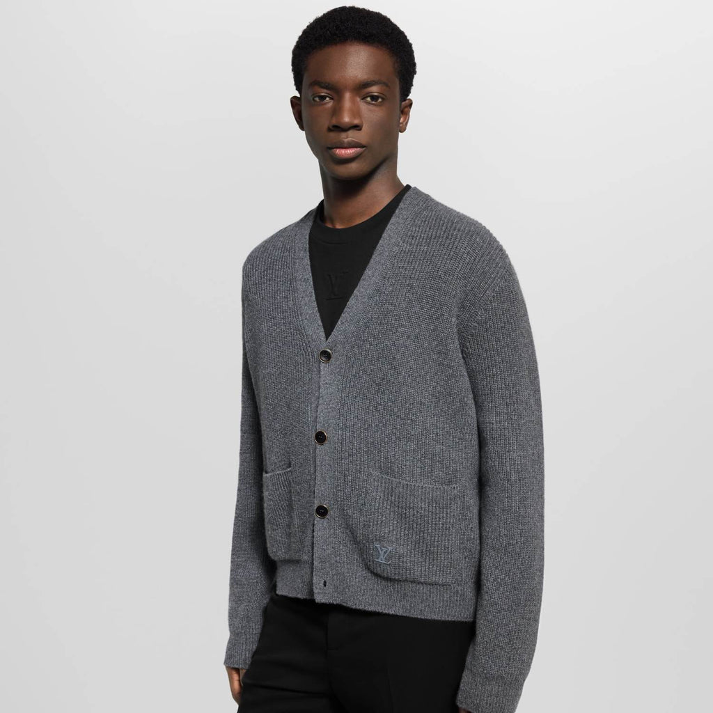 Louis Vuitton Embroidered Signature Cashmere Cardigan #333607
