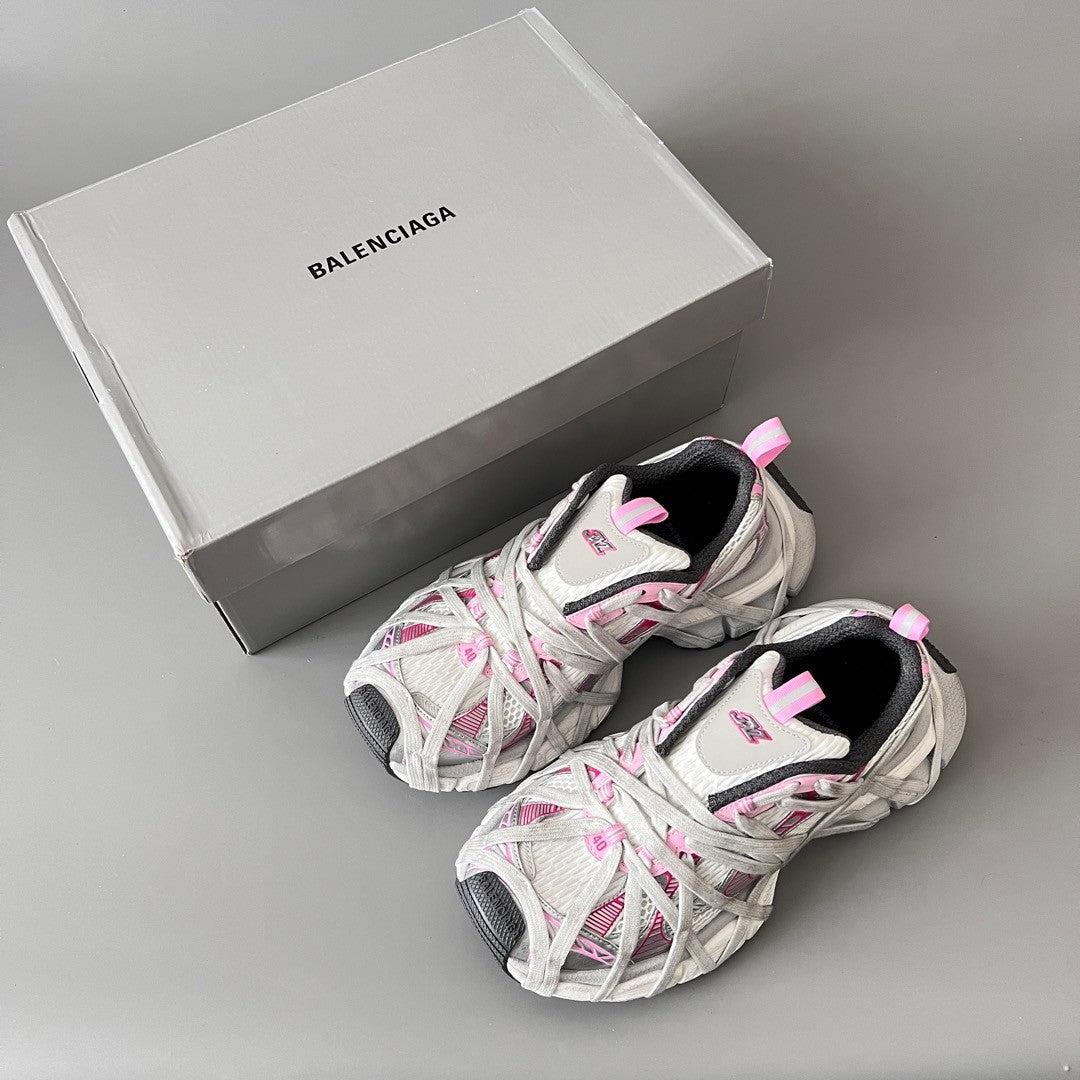 Balenciaga 3XL Sneakers Men's Retro Aged Thick Bottom Lace Up Low Top Shoes #195079