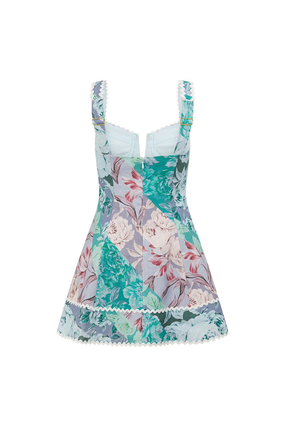 Chloe Lace Up Dress - Jardin Raye