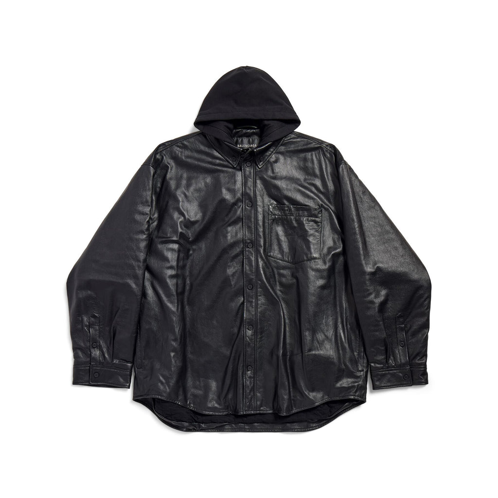 Balenciaga Men's And Women's Spring/Fall Fashion Casual Solid Color Logo Embroidered Hooded Oversized Zipper Long Sleeve Jacket Outerwear Jacket #78576