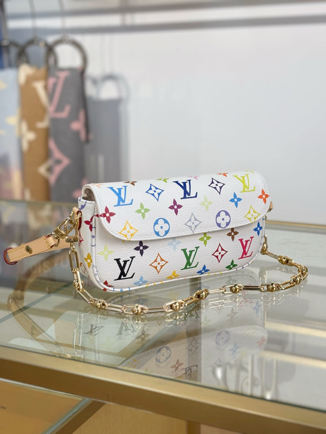 LOUIS VUITTON LV x TM Wallet On Chain Ivy Other Monogram Canvas M27492 #376336