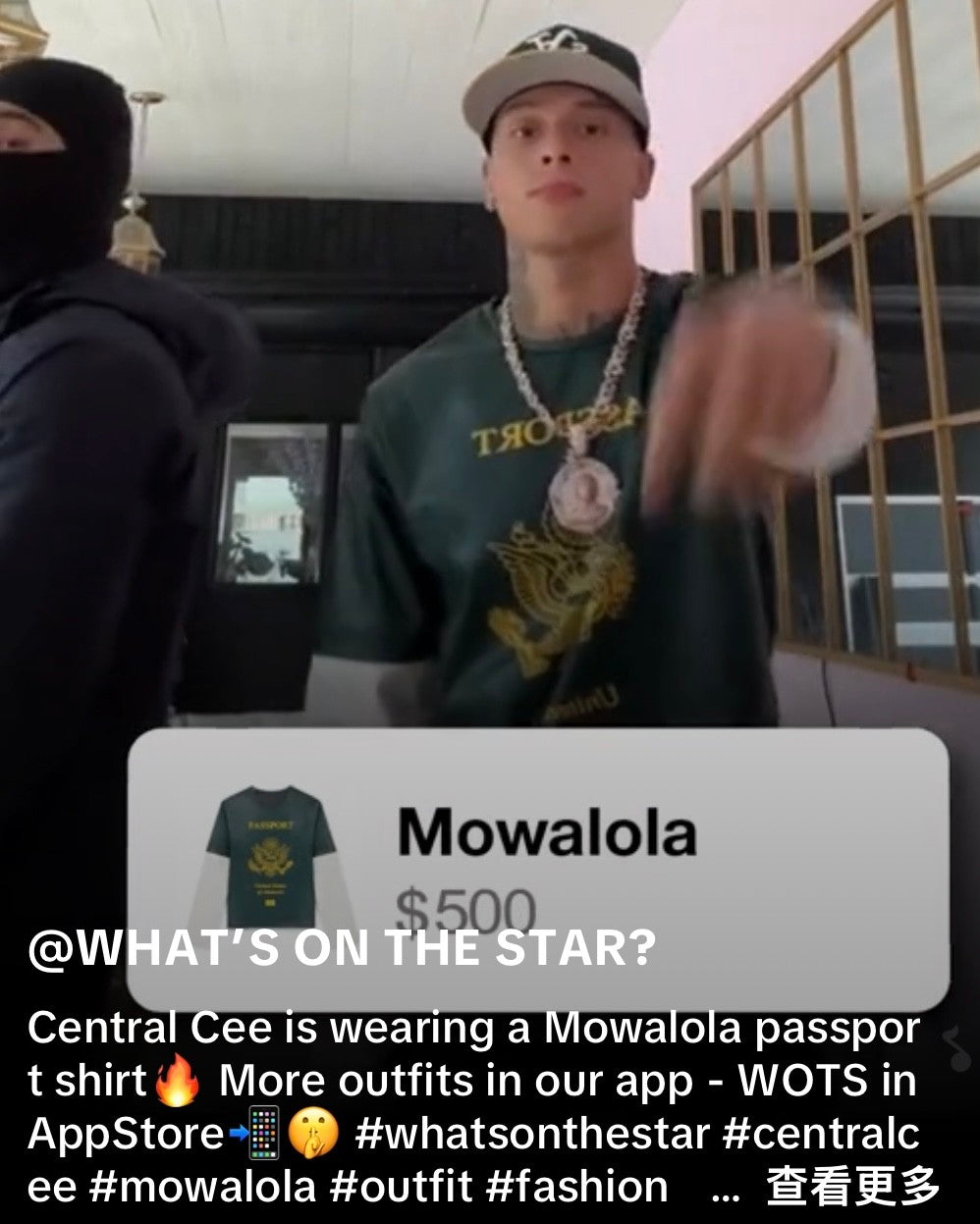 Mowalola Opium Passport Passport Fake Two Pu Leather Long Sleeve Central Cee Same Men Women Fashion High Street T-shirt Tops Ngvp #2238