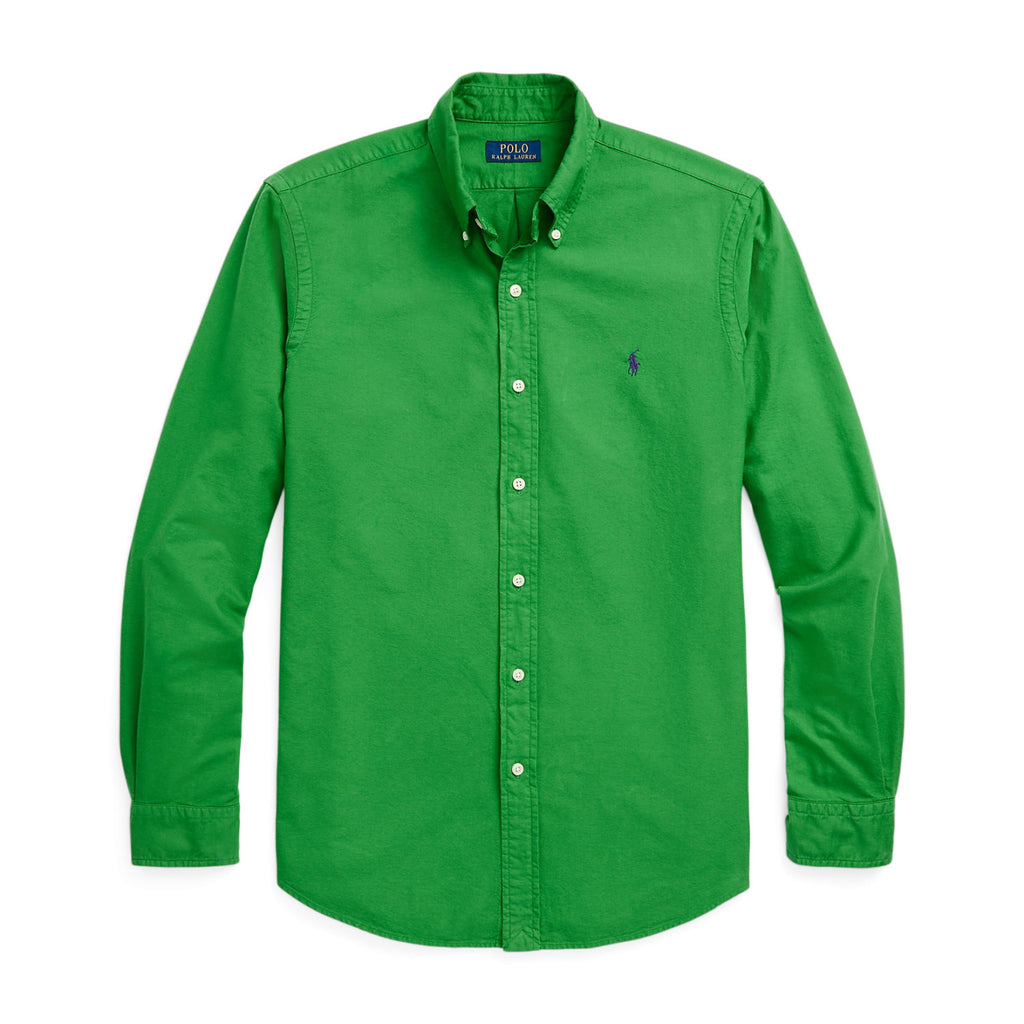Ralph Lauren Men's Spring and Fall Logo Embroidery Fitted Single Breasted Long Sleeve Shirt #72613