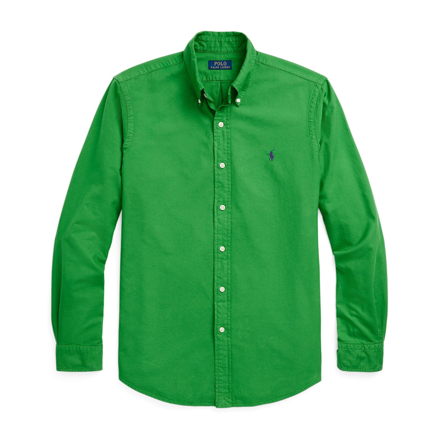 Ralph Lauren Men's Spring and Fall Logo Embroidery Fitted Single Breasted Long Sleeve Shirt #72613