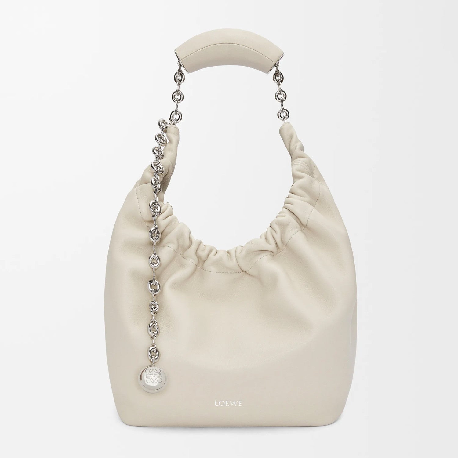 Loewe Women's Small Soft Napa Lambskin Squeeze Handbag Logo Solid Color Adjustable Shoulder Strap Crossbody Tote Bag Bags 0010948040 #81756