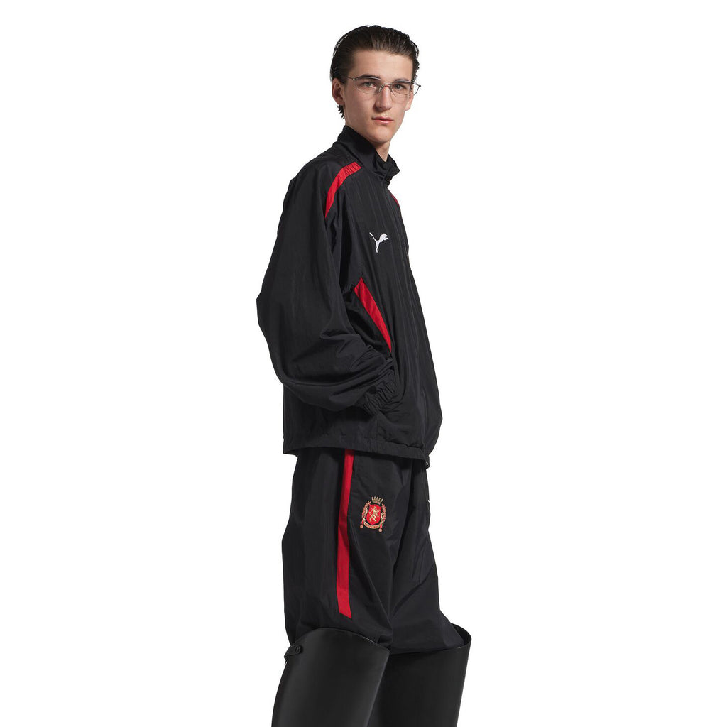 Balenciaga BALENCIAGA | PUMA TRACKSUIT Men's Spring/Fall Fashion Casual Stand Collar Zipper Twill Weave Jacket & Solid Color Relaxed Fit Casual Pants Set #78652