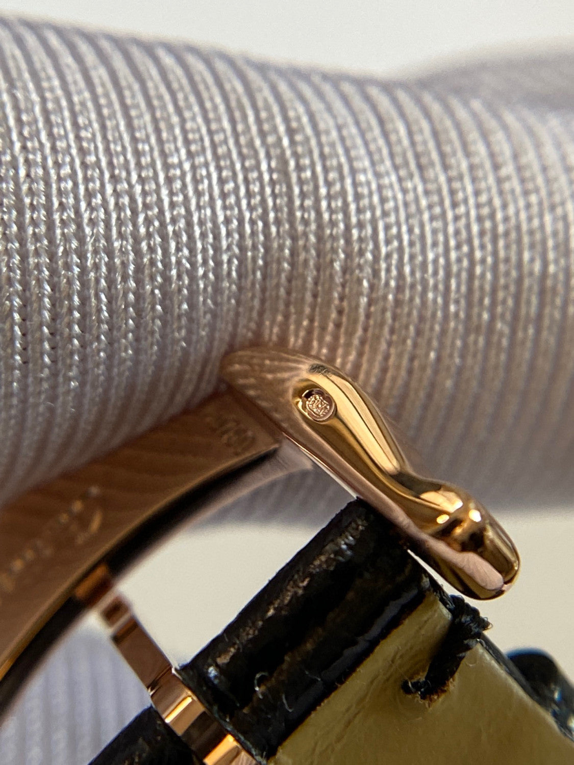 Cartier Black Strap Decorative Watch #21921