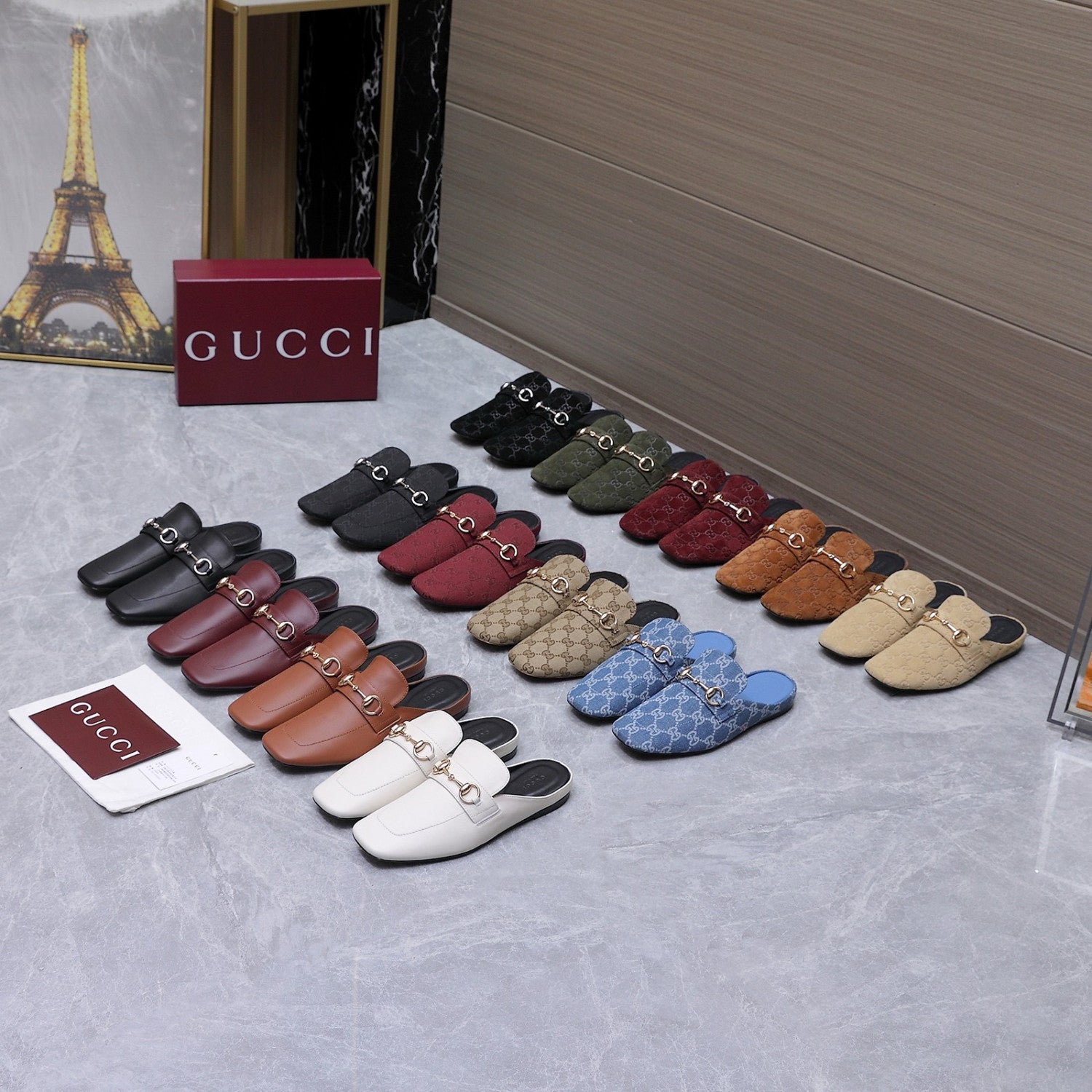 Gucci Flat Loafers Slippers #388039
