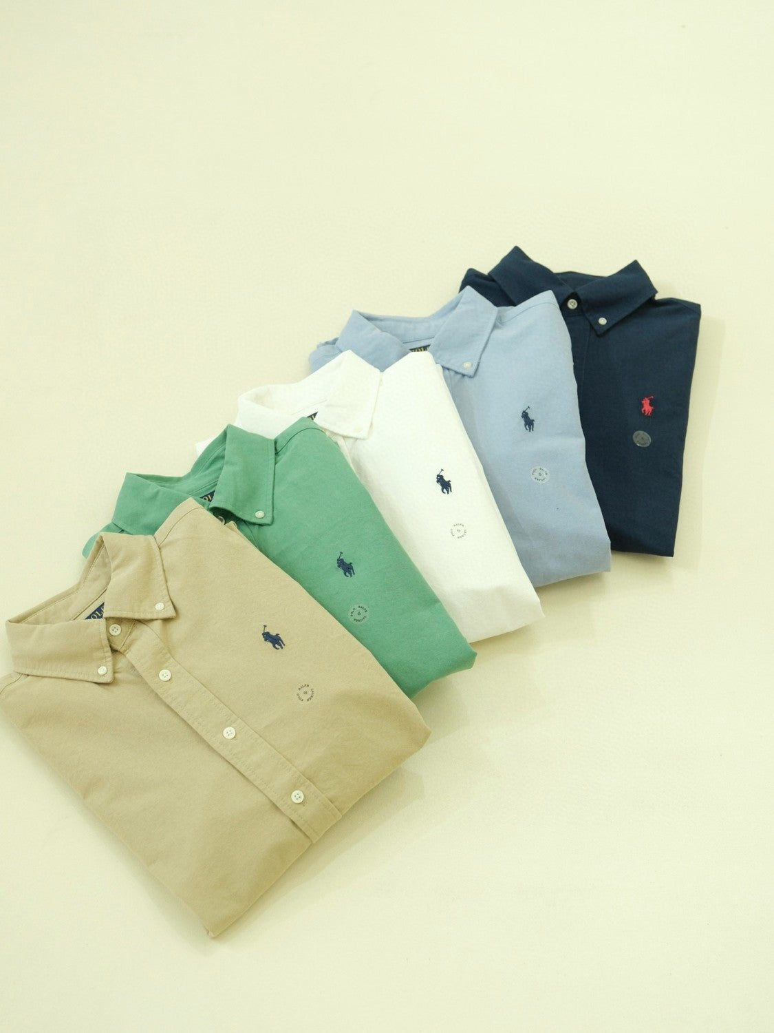 Ralph Lauren Men's Spring and Fall Logo Embroidery Fitted Single Breasted Long Sleeve Shirt #72613