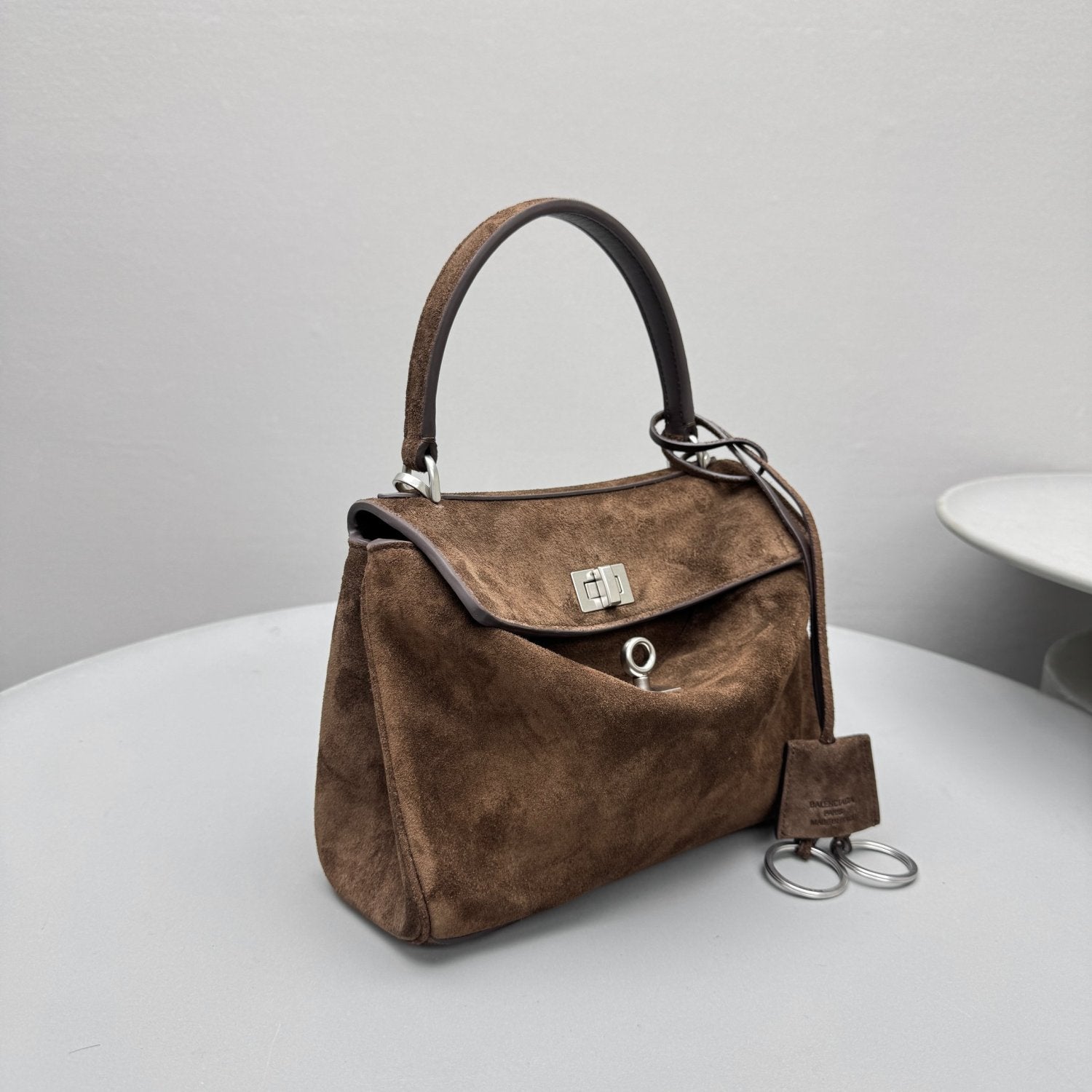 Balenciaga RODEO Women's Fashion Classic Solid Color Suede Tote Bag Small Medium Large Handbag Tote Bag Bags #78954  7897722AB4G2308