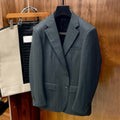 Louis Vuitton Men's Fall And Winter Business High-end Tide Wool Blazer Tops Wedding Suit Casual Pants Dark Stripe Suit Set Suit Set Ngvp #2442