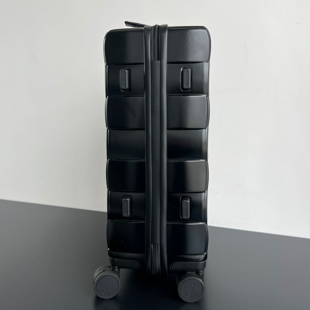 Bottega Veneta Odyssey Men's And Women's Locking Zipper Closure Polycarbonate Solid Color Luggage Trolley Case Bag #75332
