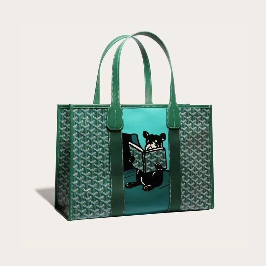 Goyard Handbag Shopping Bags Graffiti Villette Tote Bag # 195373