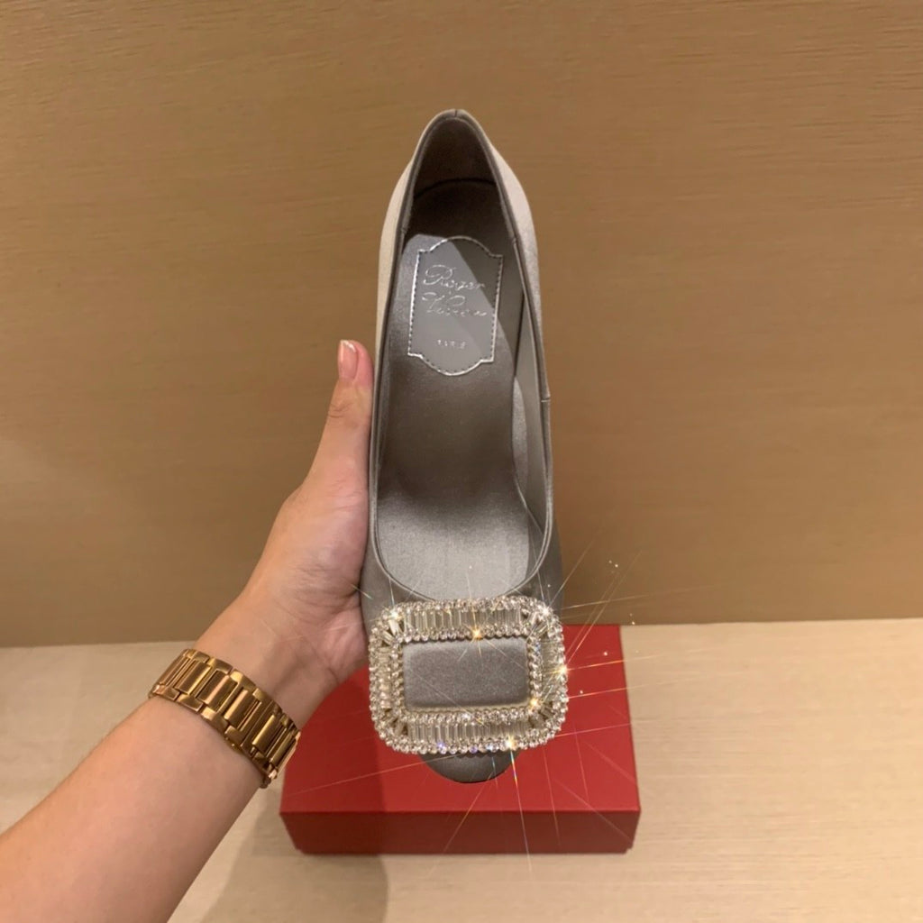Roger Vivier Silk 6.5cm High Heels#336056