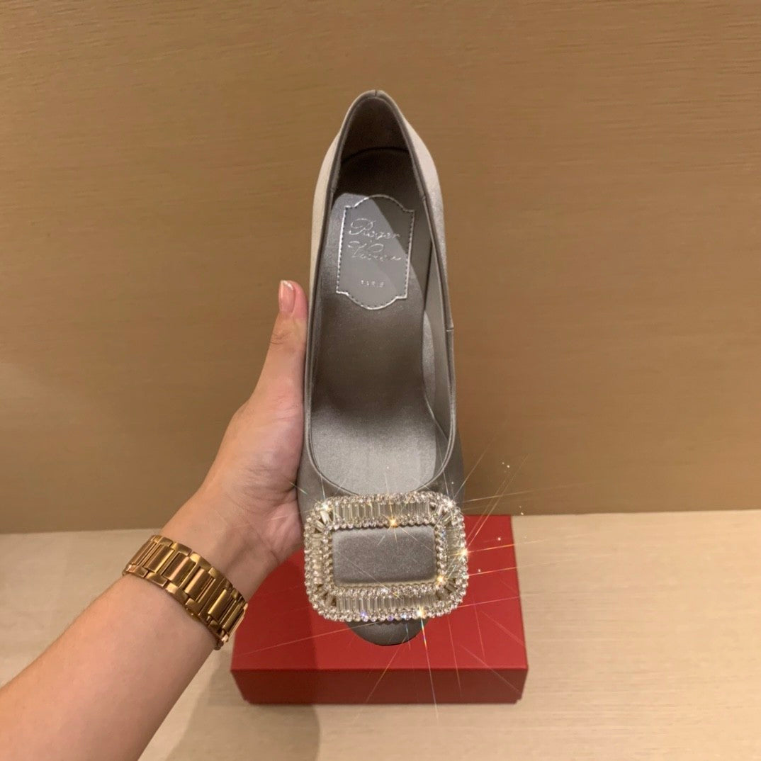Roger Vivier Silk 6.5cm High Heels#336056