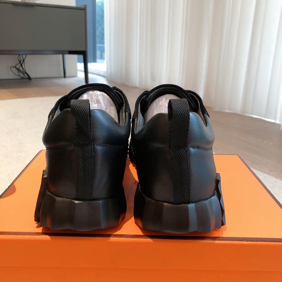 Hermes Bouncing Sneakers Men's And Women's Geometric Mesh Hundred Casual Fashion Shoes #76448