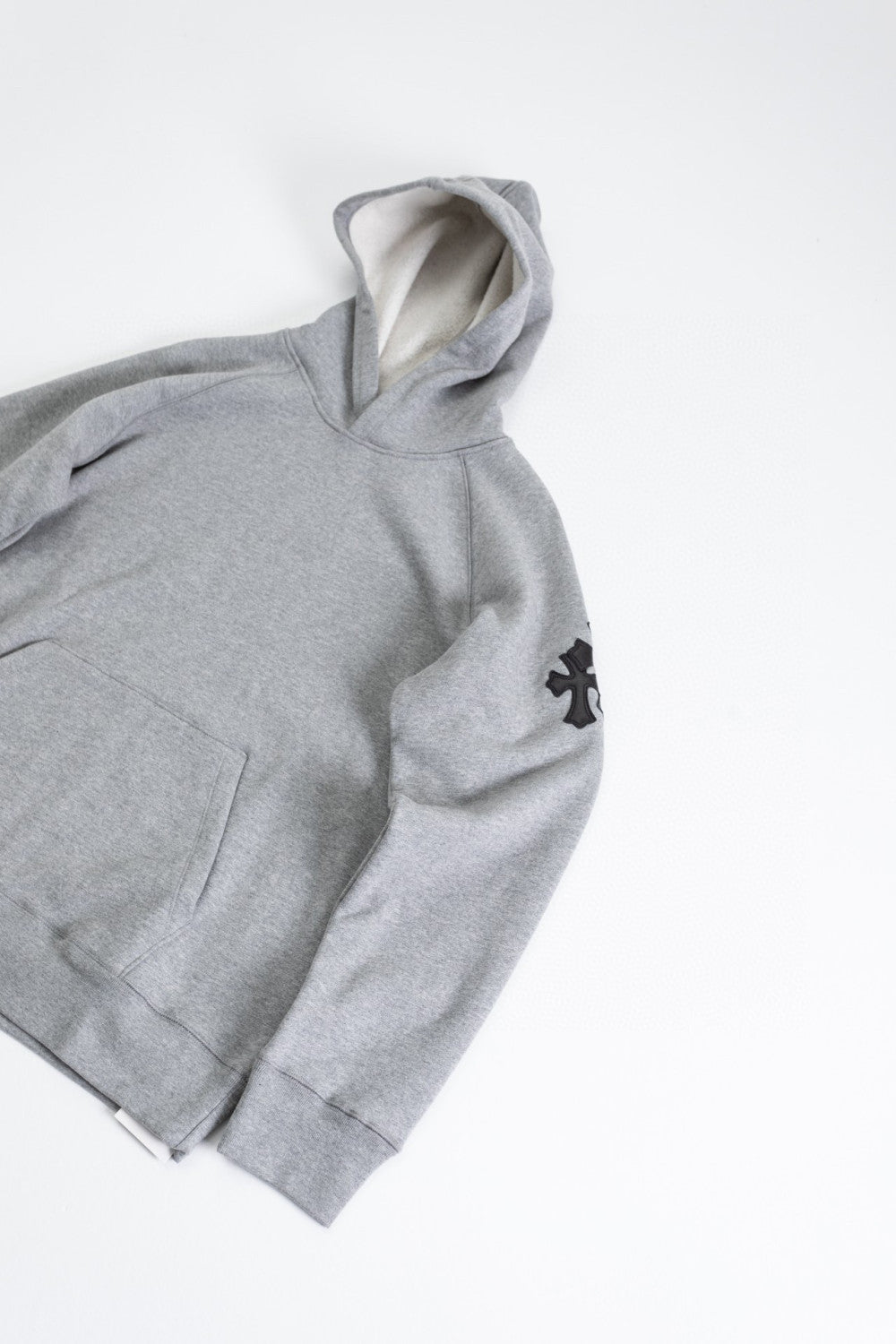 Chrome Hearts Hooded Sweatshirt Pullover Sweatpants Set Suit Grey #96679