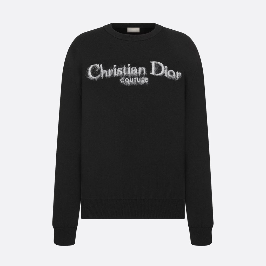 Dior Men's Autumn and Winter Solid Color Logo Letter Embroidery Round Neck Long Sleeve Sweater #73469